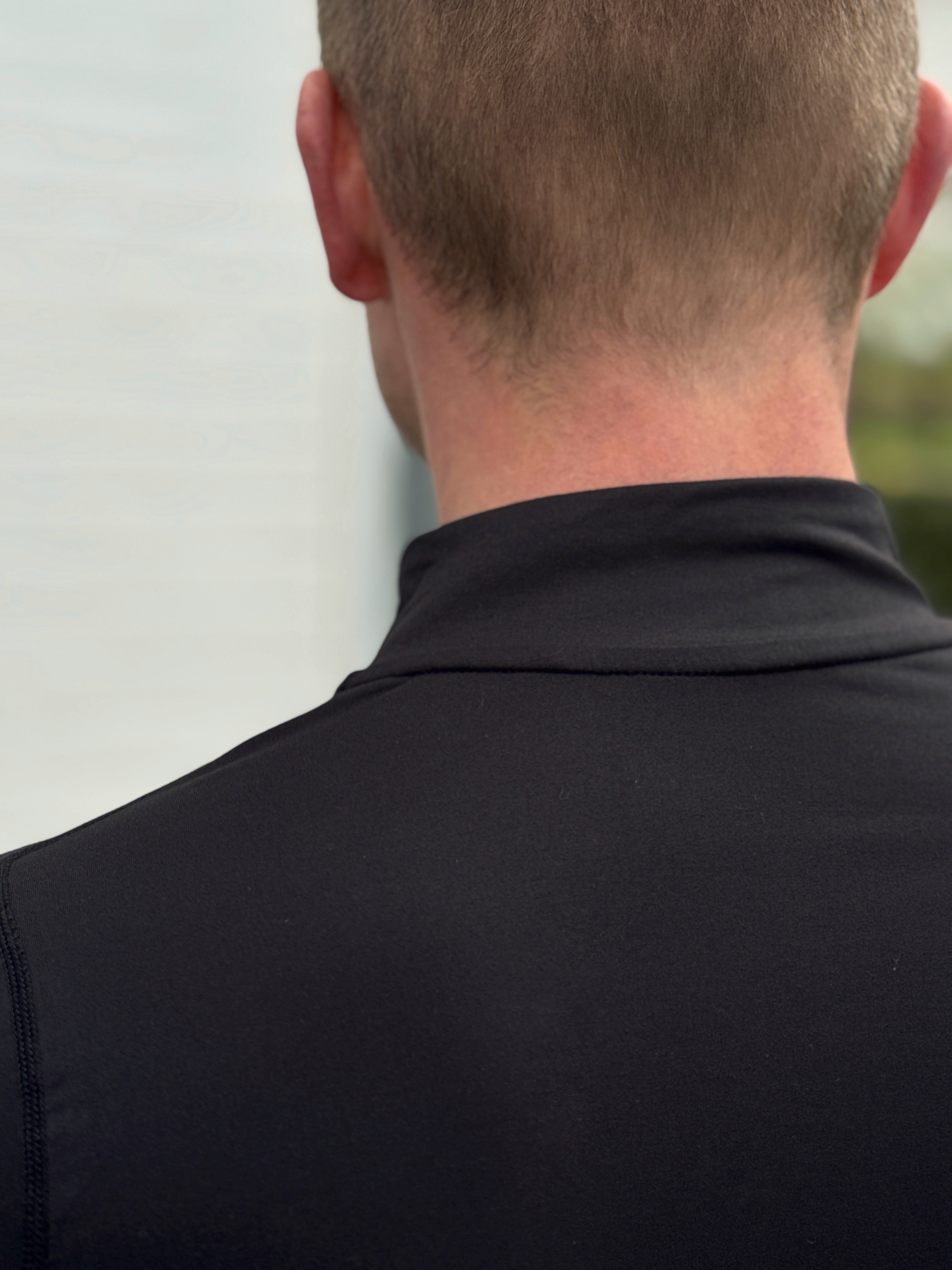 Mr. Rafal 1/4 Zip - Black