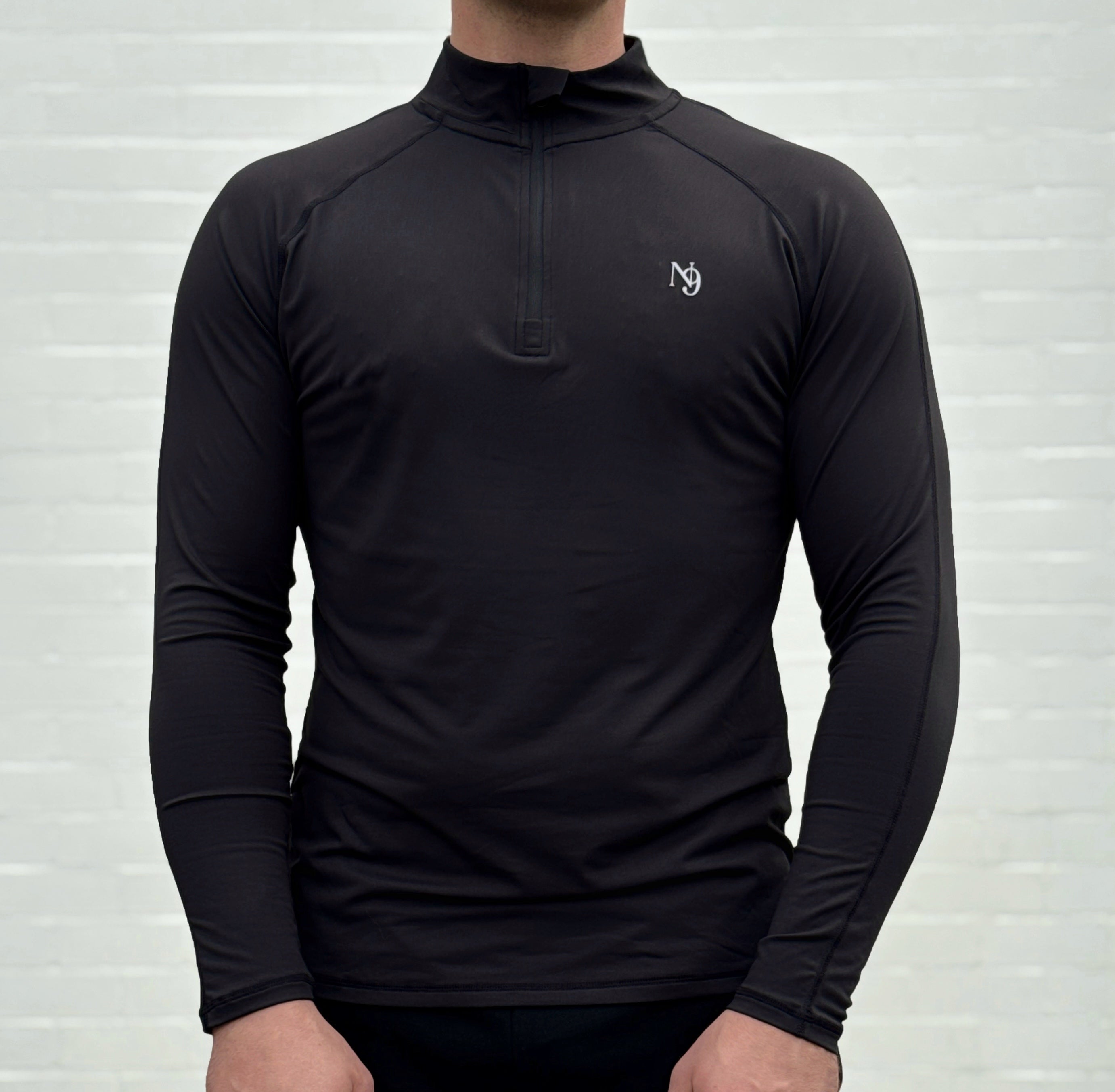 Mr. Rafal 1/4 Zip - Black