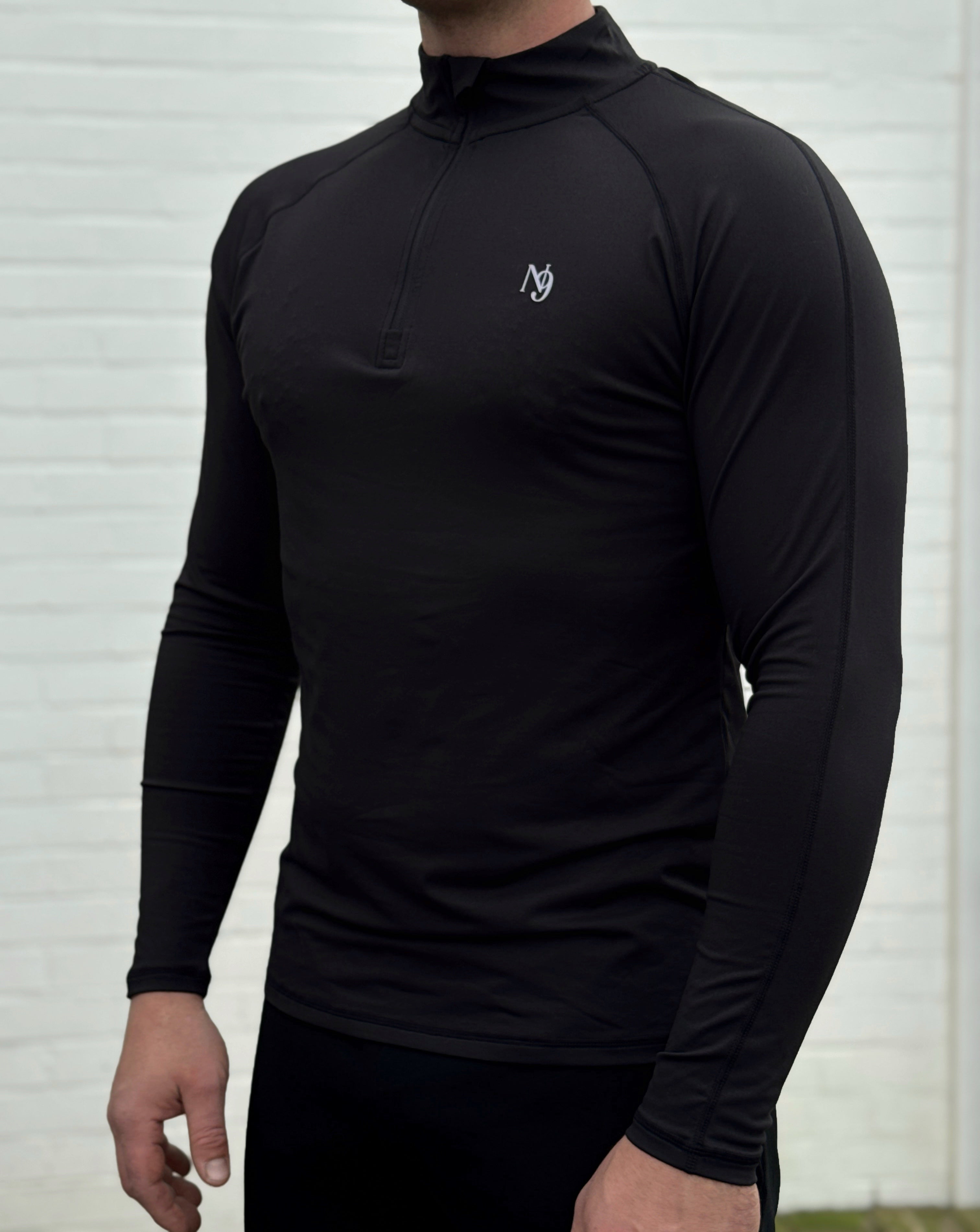 Mr. Rafal 1/4 Zip - Black 