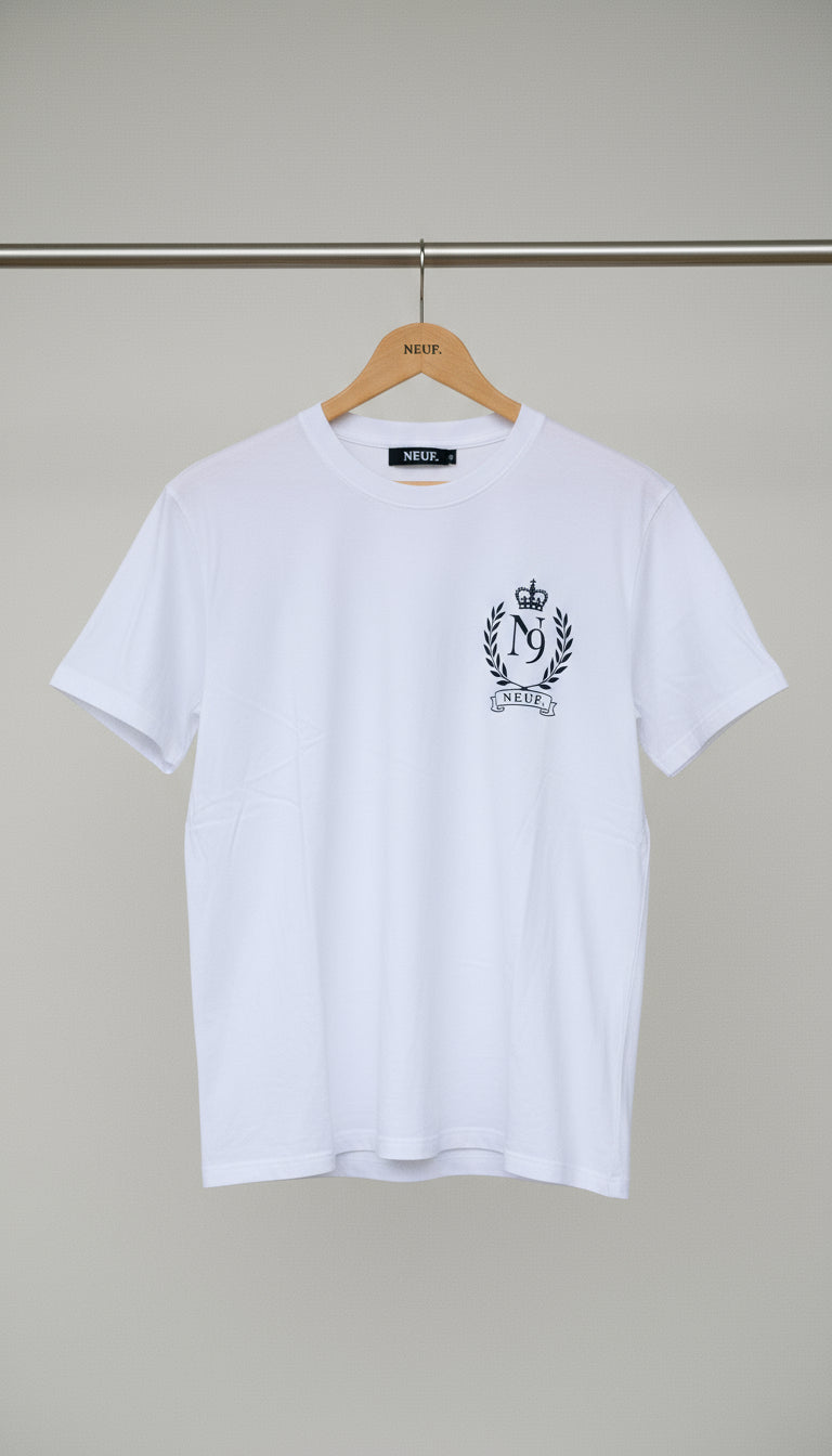 Eiffel in Paris Tee - White/Black