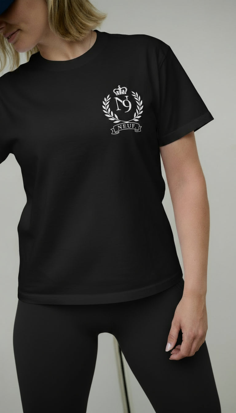 Eiffel in Paris Tee - Black/White