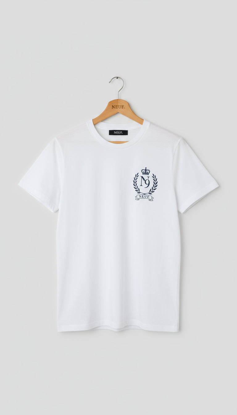 Eiffel in Paris Tee - White/Blue