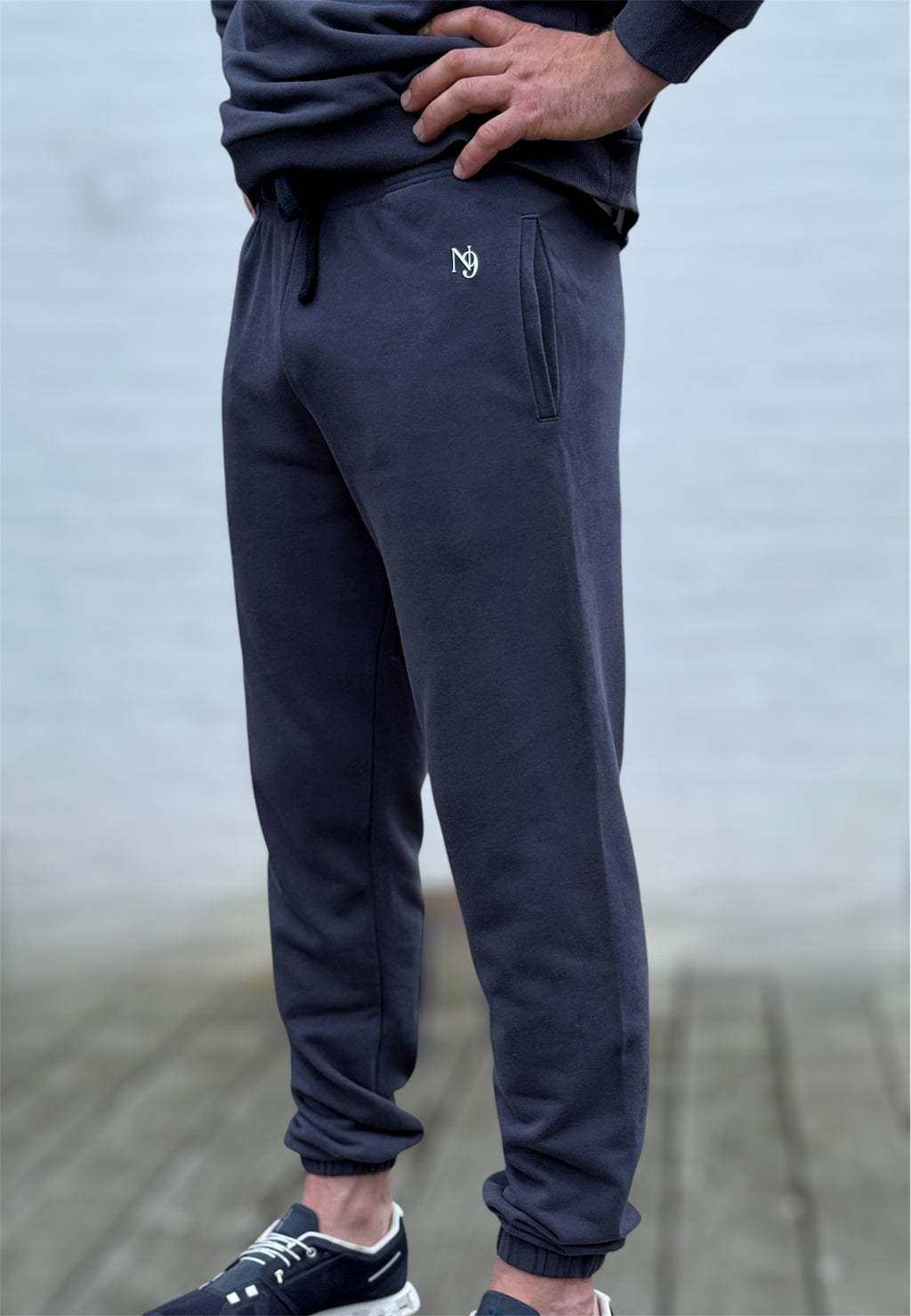 Mr. Rafal Essential Joggers -Steel Blue