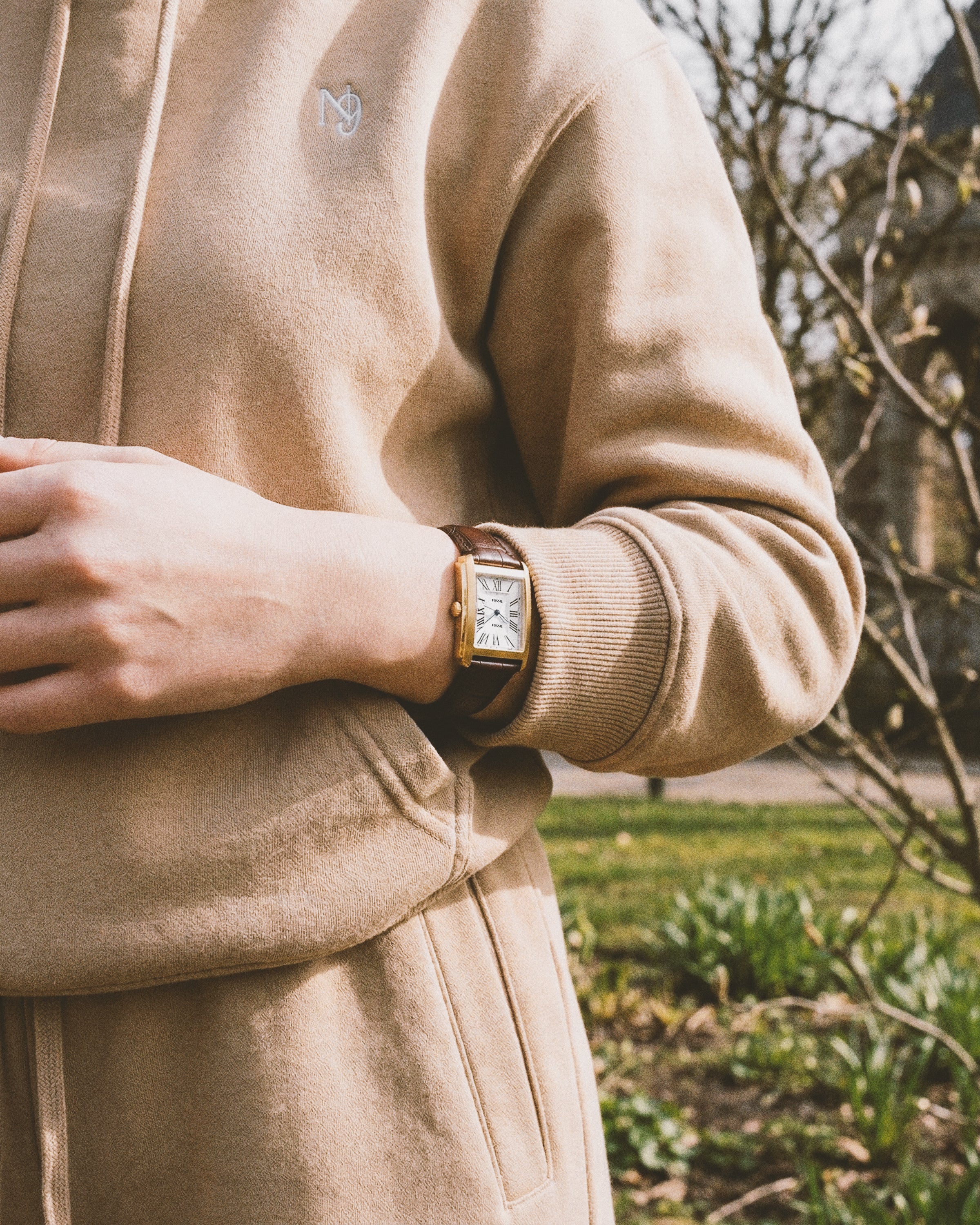 Neuf. Signature Hoodie - Hazelnut