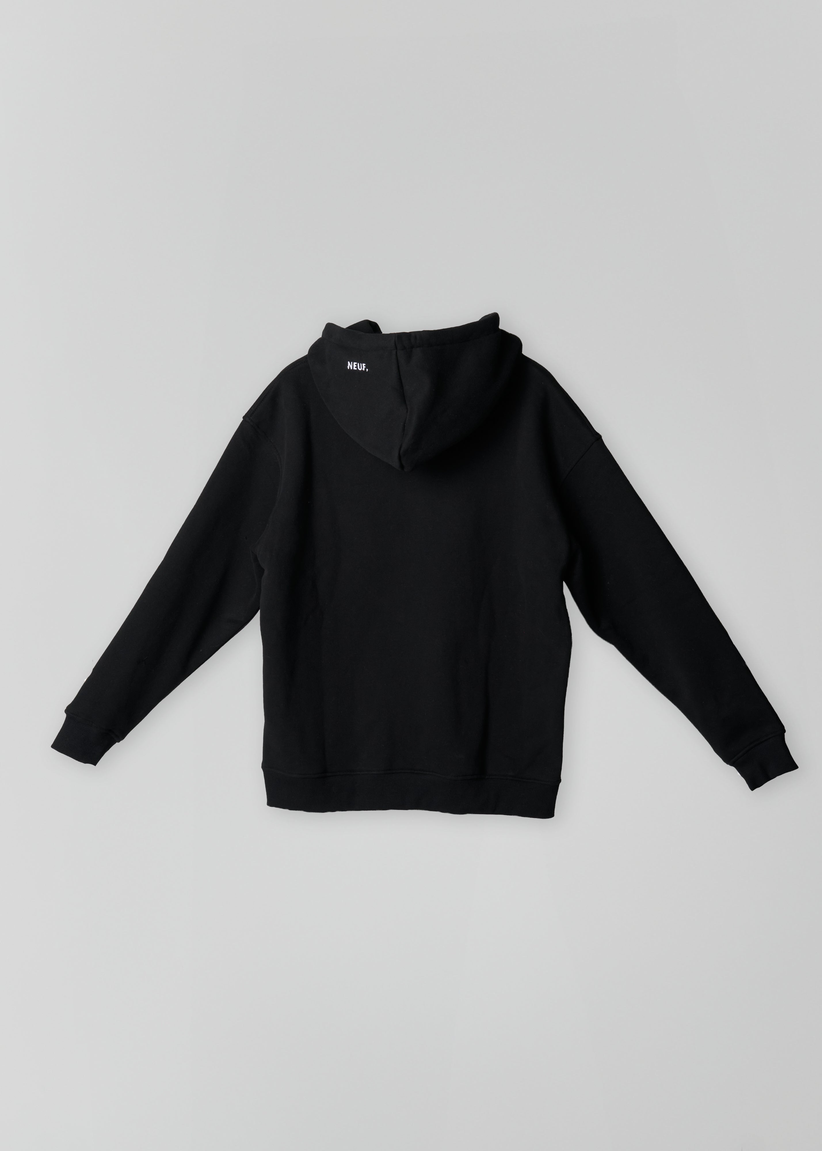 Neuf. Signature Hoodie - Black