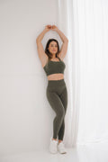 Queen Sports Bra - Warm Khaki