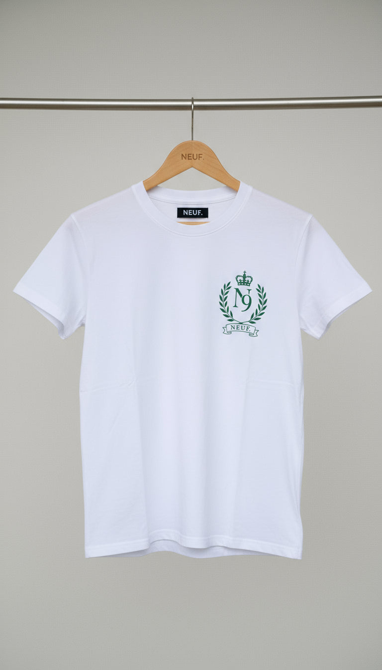 Eiffel in Paris Tee - White/Green